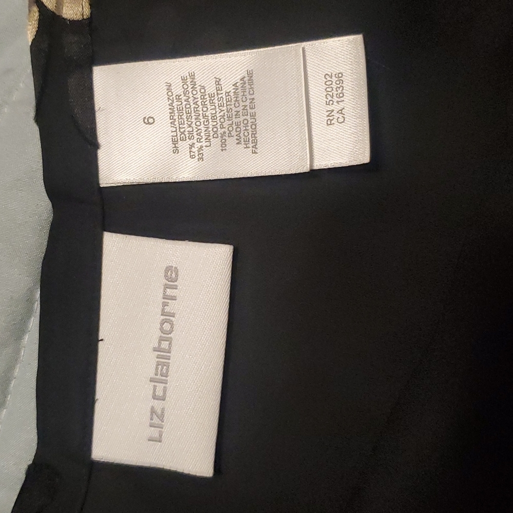 Liz Claiborne womens black size 6 skirt - Picture 3 of 7
